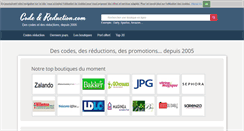 Desktop Screenshot of code-et-reduction.com