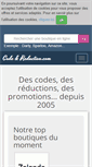 Mobile Screenshot of code-et-reduction.com